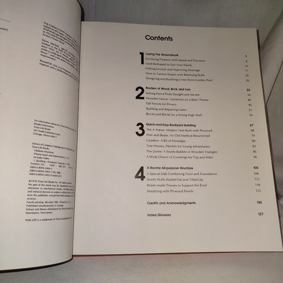 Time Life Books Outdoor Structures 1982 HC GC - Picture 5 of 7